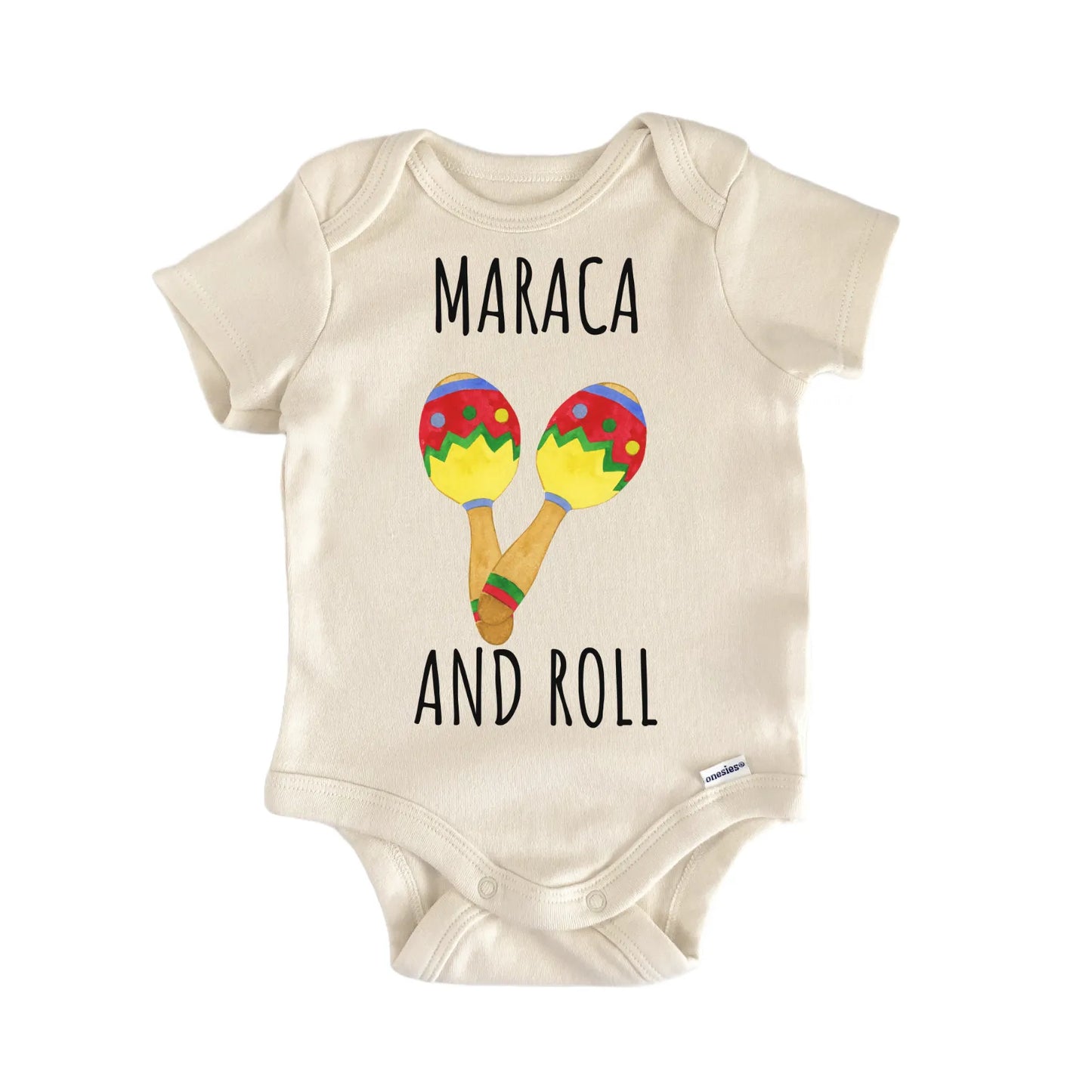Maraca Mexican Instrument Baby Gift Baby Bodysuit