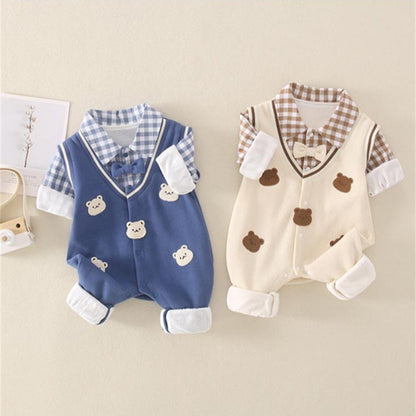 Springautumn Cartoon Double-layer One-piece Outfit Outdoor Wear