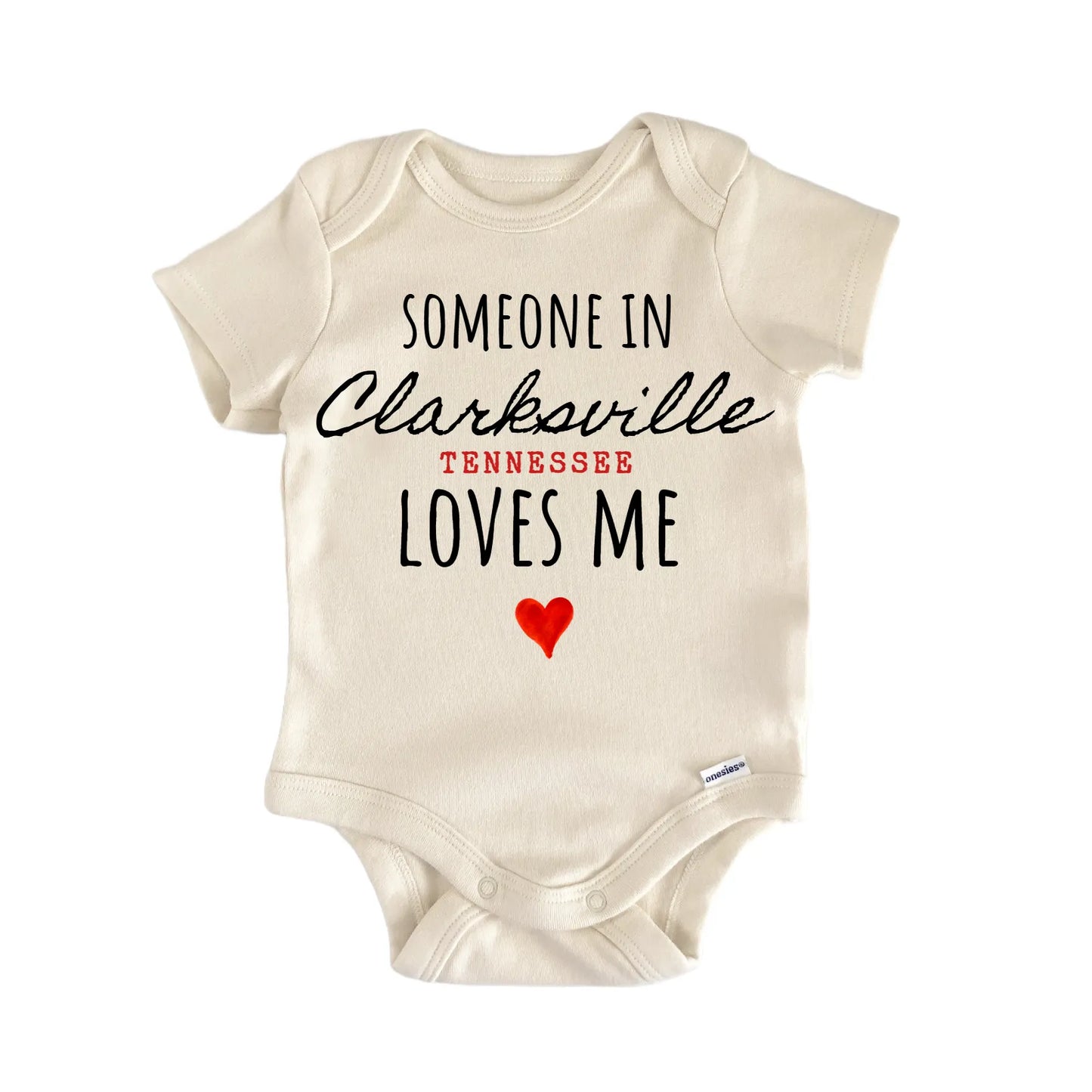 Clarksville Tennessee Baby Gift Baby Bodysuit