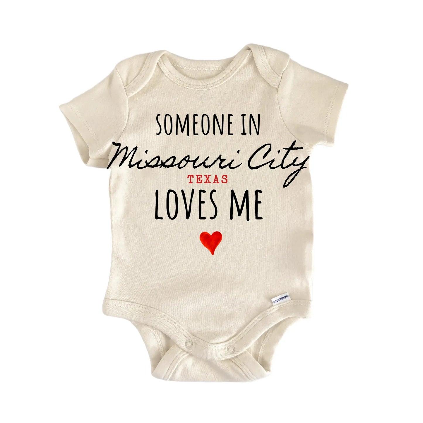 Missouri City Texas Baby Gift Baby Bodysuit