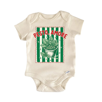 Pesto Italian Pasta Amore Baby Gift Baby Bodysuit