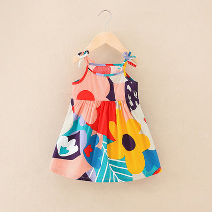 Children's Ins Style Princess Suspender Dress