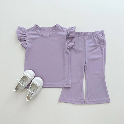Girls' Simple Cute Wild Suit Fashion