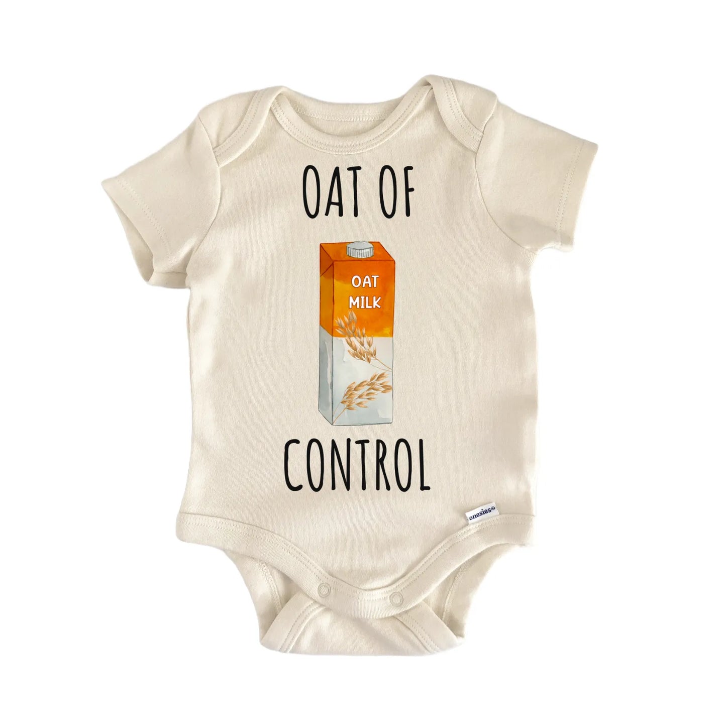 Oat Milk Dairy Drink Beverage Baby Gift Baby Bodysuit
