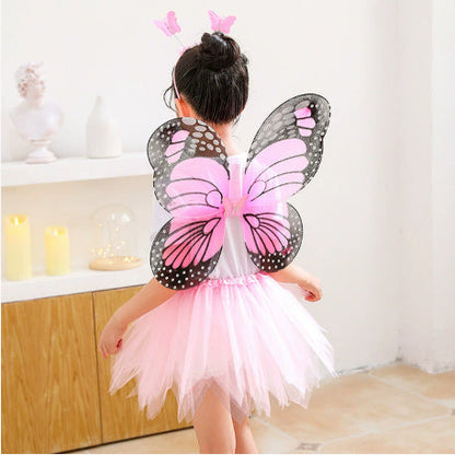 Little Witch Flower Mesh Halloween Character Children's Performance Wear
