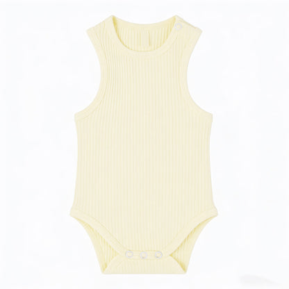 Baby Romper Knitted Ribbed Infant Onesie