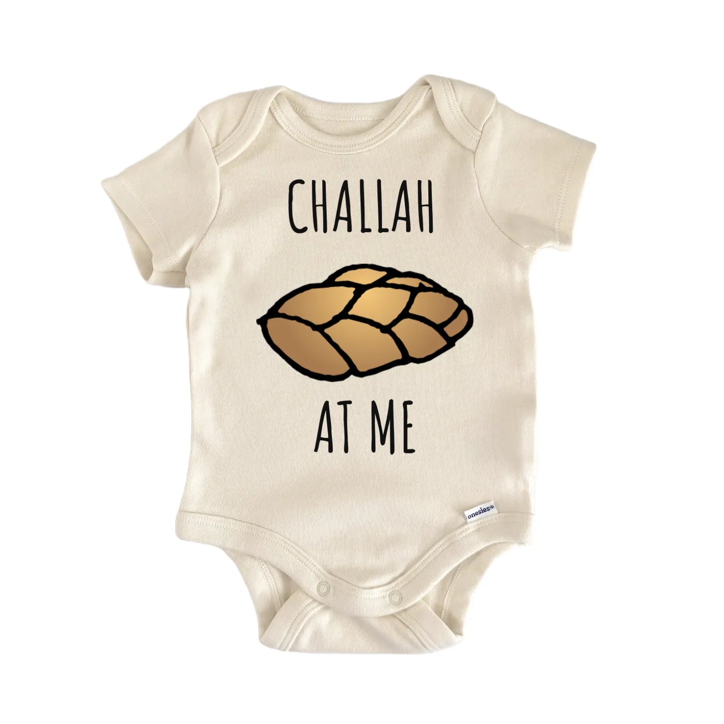Challah At Me Bread Jewish Shabbat Baby Gift Baby Bodysuit