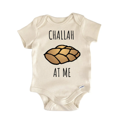 Challah At Me Bread Jewish Shabbat Baby Gift Baby Bodysuit