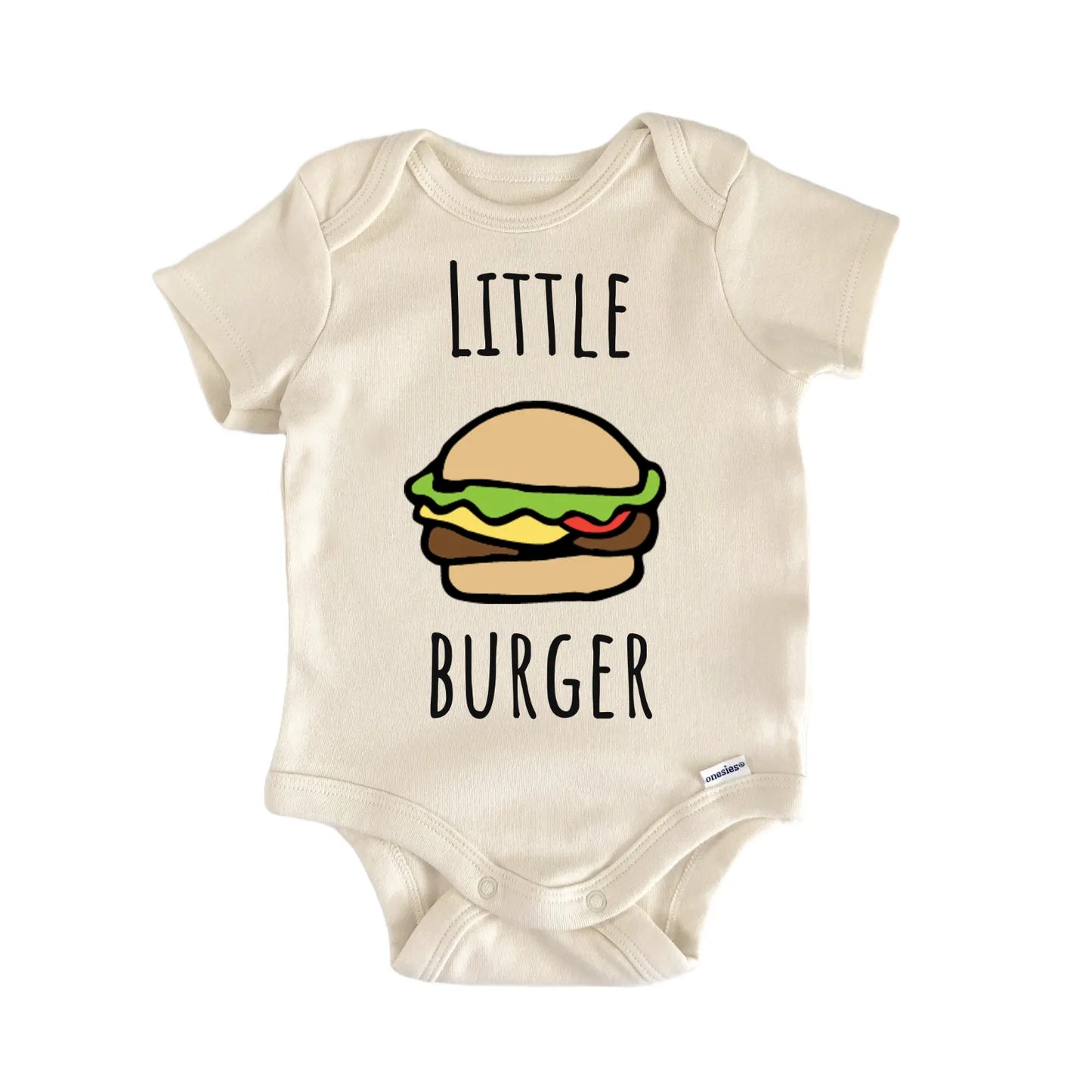 Little Burger Barbeque Bbq Hamburger Baby Gift Baby Bodysuit