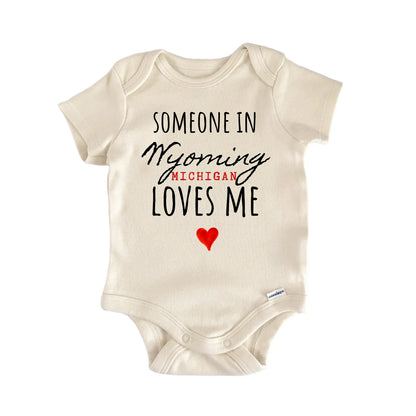 Wyoming Michigan Baby Gift Baby Bodysuit
