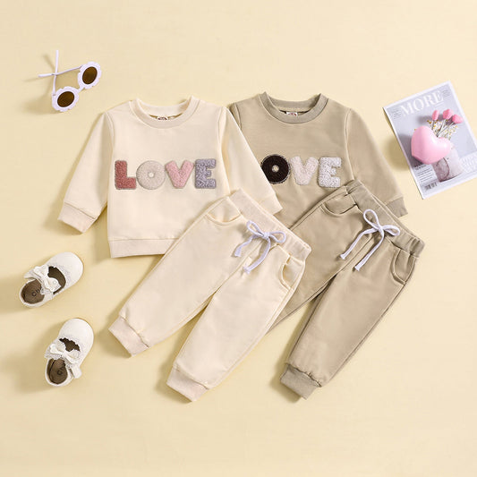 Fashion Boys And Girls Spring And Autumn Suit