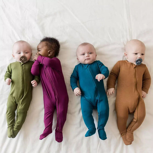 Bamboo Fiber Long-sleeve One-piece Loungewear Romper