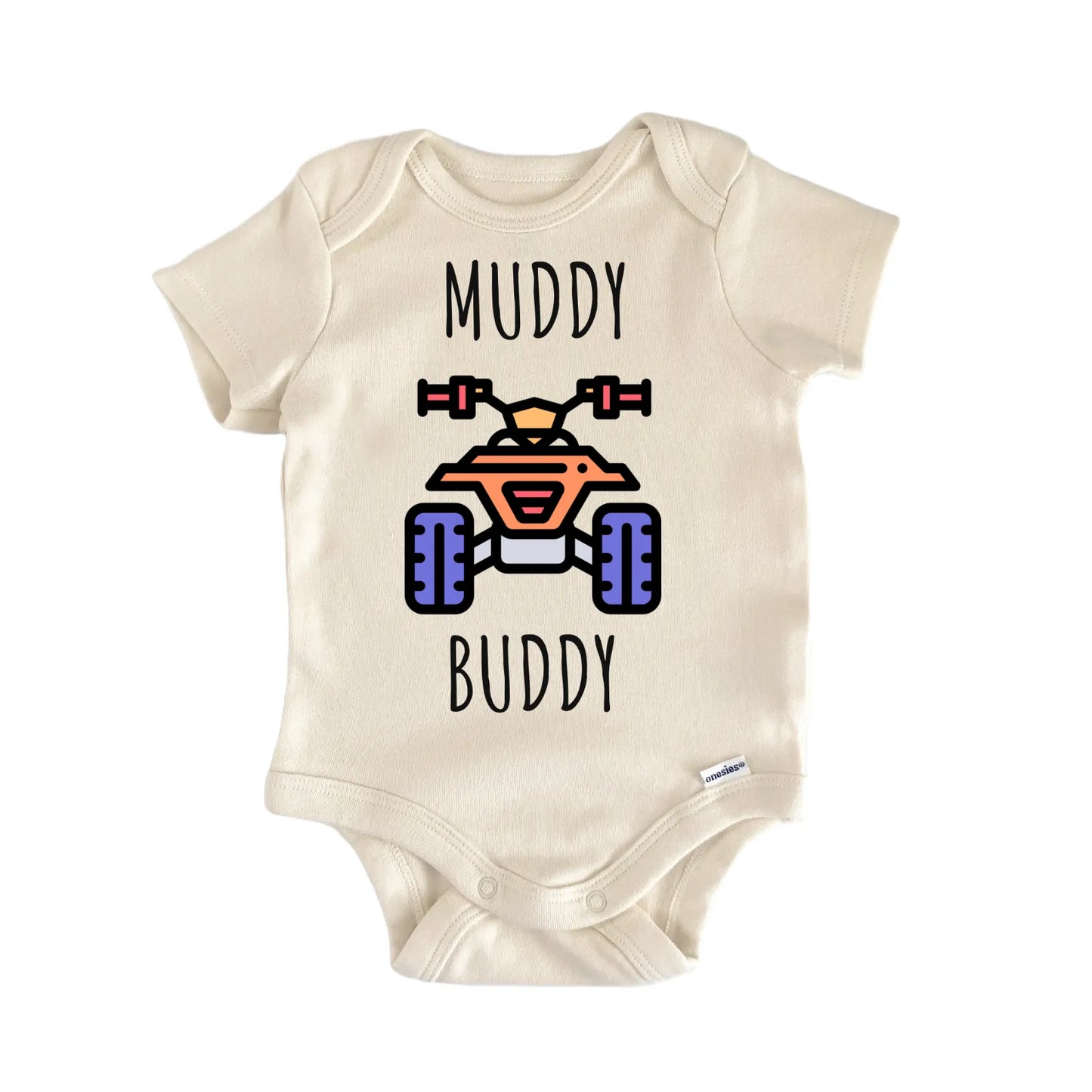 Quad ATV Offroad Mud Baby Gift Baby Bodysuit