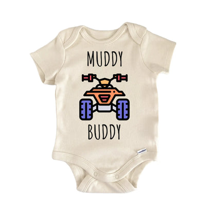 Quad ATV Offroad Mud Baby Gift Baby Bodysuit