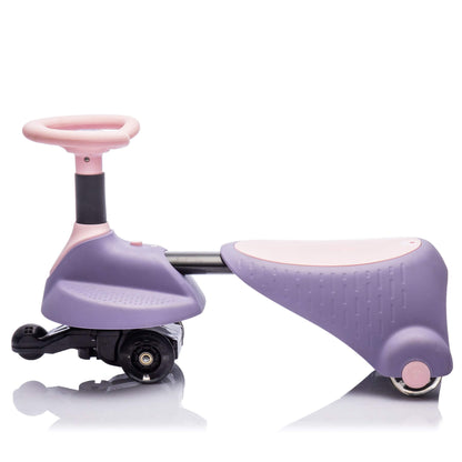 ToyRides Elite 6V Kids Ride On Electric Wiggle Car, for Kids aged 3+, Purple