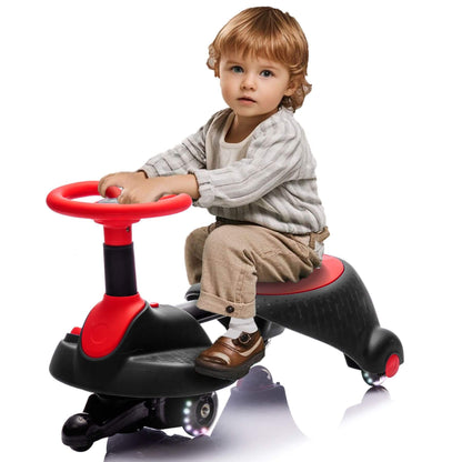 ToyRides Elite 6V Kids Ride On Electric Wiggle Car, for Kids aged 3+, Red & Black