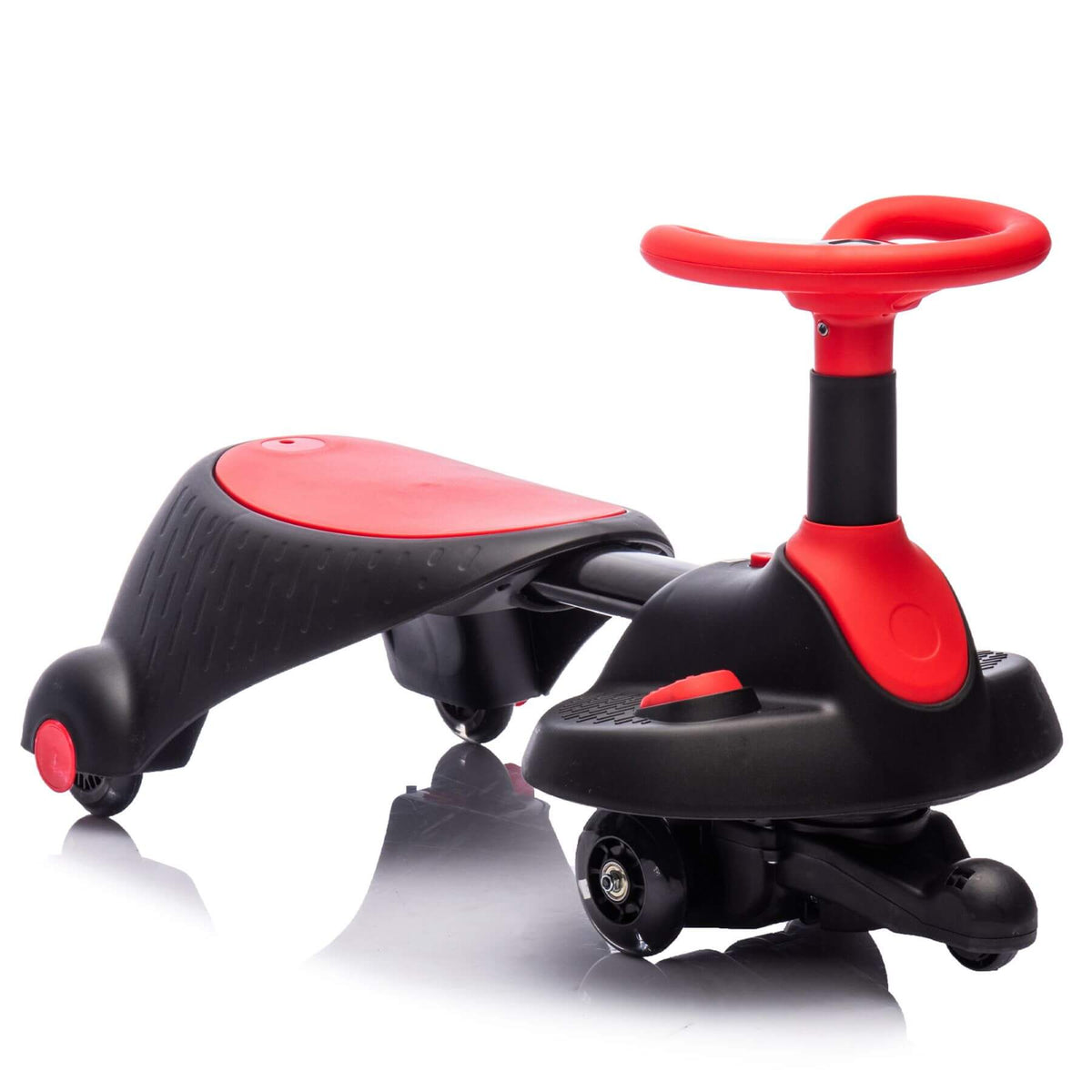ToyRides Elite 6V Kids Ride On Electric Wiggle Car, for Kids aged 3+, Red & Black