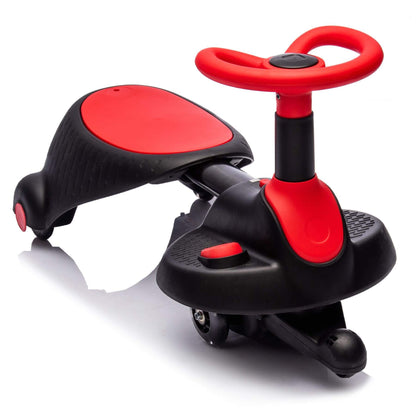 ToyRides Elite 6V Kids Ride On Electric Wiggle Car, for Kids aged 3+, Red & Black