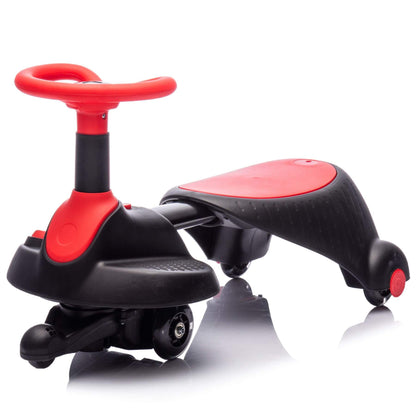 ToyRides Elite 6V Kids Ride On Electric Wiggle Car, for Kids aged 3+, Red & Black