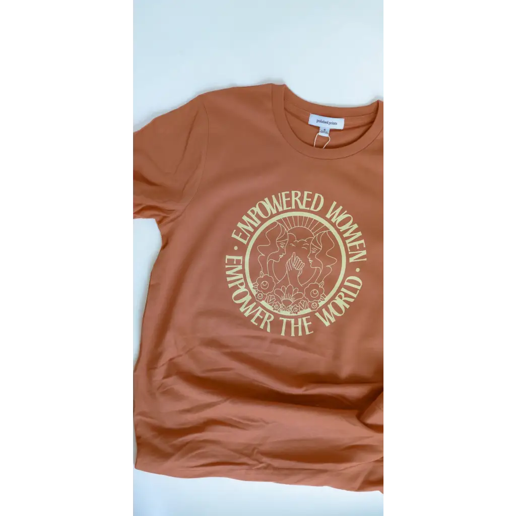 Empowered Women Empower the World Graphic T-Shirt for Adults