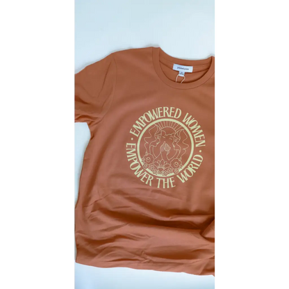 Empowered Women Empower the World Graphic T-Shirt for Adults