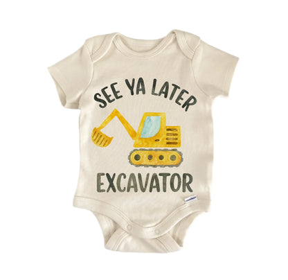 Excavator Construction Truck Newborn Baby Onesie® Onesie®