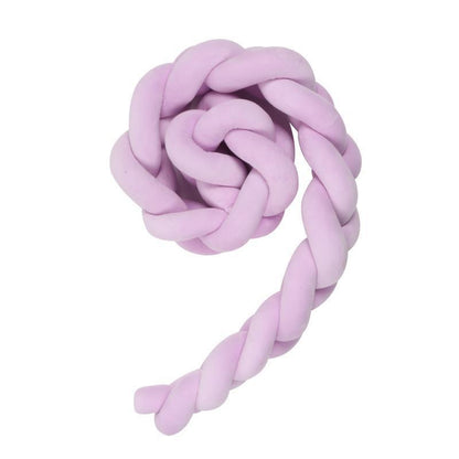 Knotted Long Pillow Three-strand Twist Spandex Bed Fence Baby