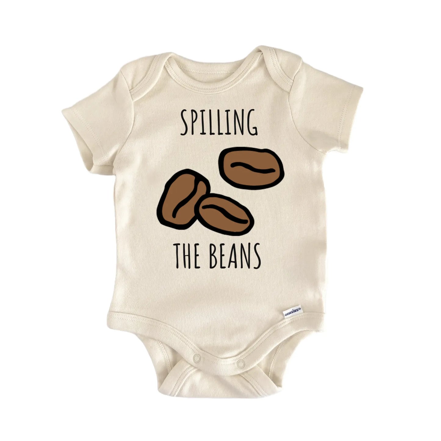 Spilling The Beans Coffee Brew Infant Gift Baby Bodysuit