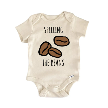 Spilling The Beans Coffee Brew Infant Gift Baby Bodysuit