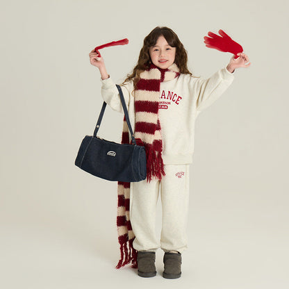 Children's Velvet Sport Suit Two-piece Set