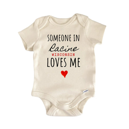 Racine Wisconsin Baby Gift Baby Bodysuit