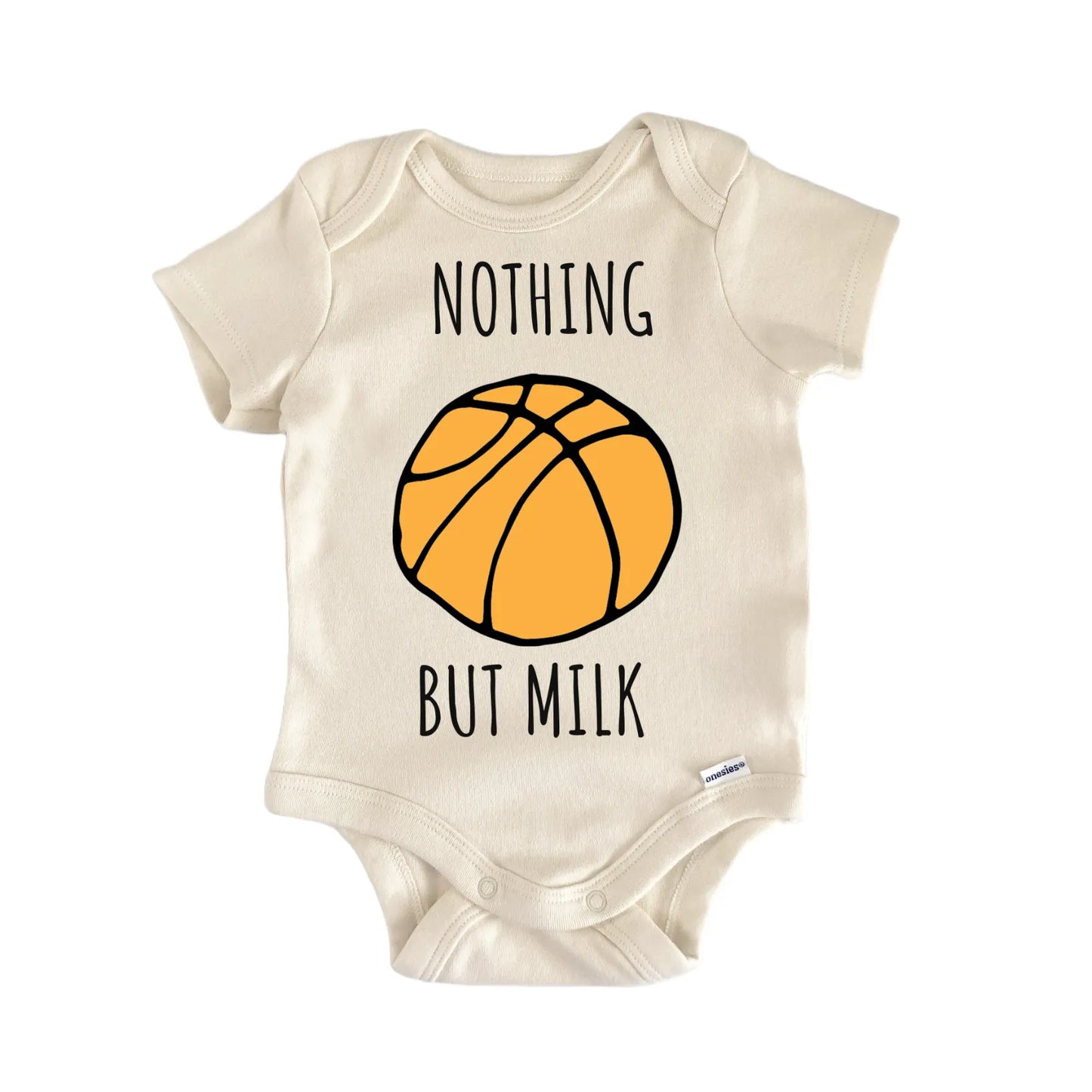 Basketball Milk Swish Ball Sports Infant Gift Baby Bodysuit