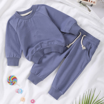 Children's Homewear Sweatshirt And Pants Set