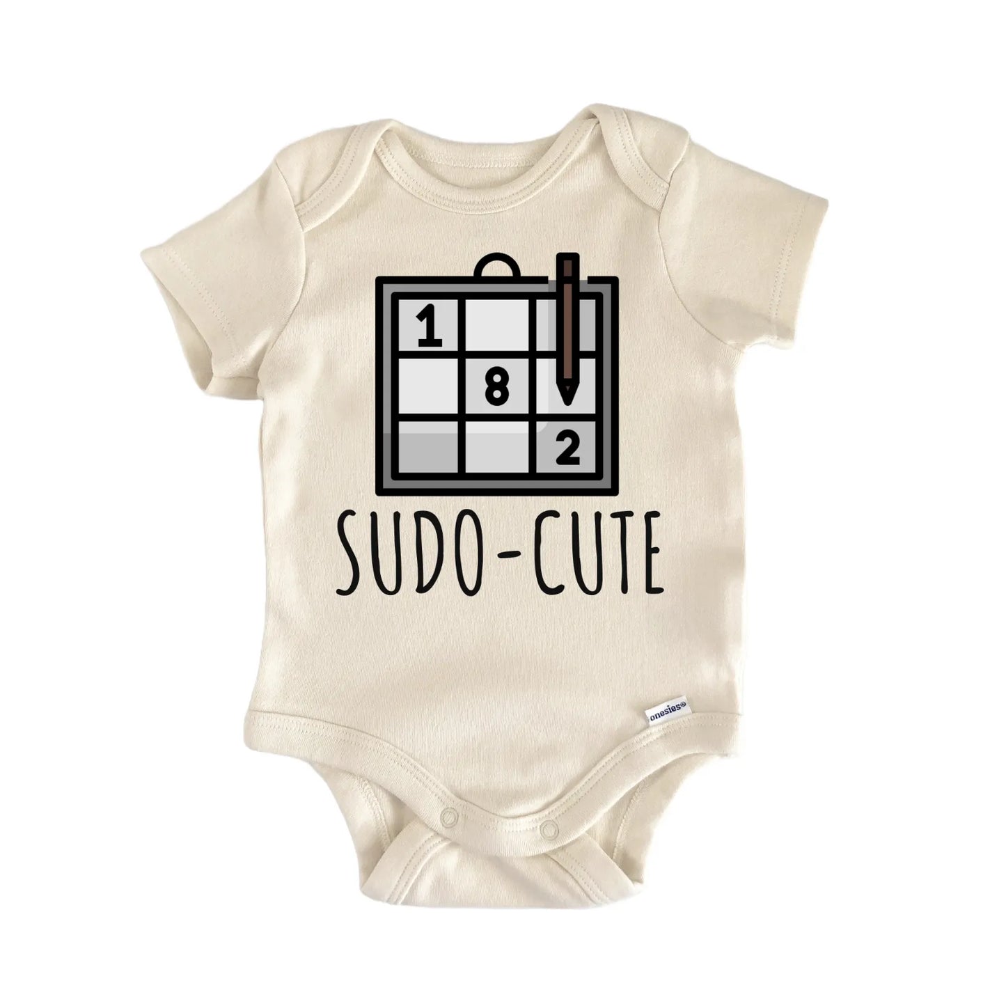 Sudoku Puzzle Game Baby Gift Baby Bodysuit