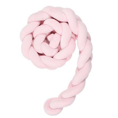 Knotted Long Pillow Three-strand Twist Spandex Bed Fence Baby