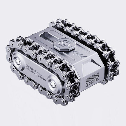 Mechanical Rotating Decompression Hand Pieces Metal Toy Tank