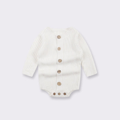 Knitted Sweater Baby Bodysuit One-piece Baby Wear