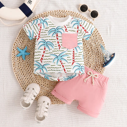 Fashion Personality Summer New Boys' Casual Suit