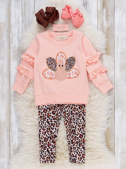 Feathered & Fabulous Ruffle Outfit: XXS(12/18mos)