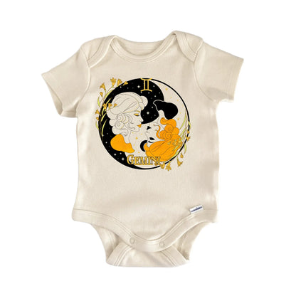 Gemini Twin Stars Baby Gift Baby Bodysuit