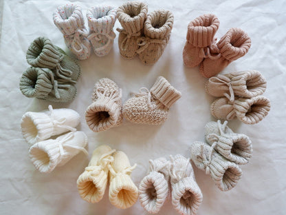 Cotton Newborn Foot Male And Female Baby Knitted Wool Handmade Socks Toddler Socks