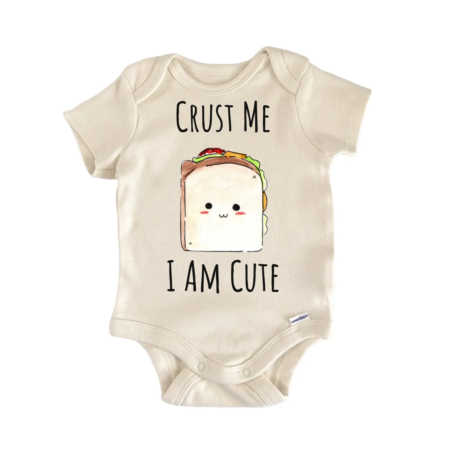 Sandwich Crust Deli Meat Slices Baby Gift Baby Bodysuit