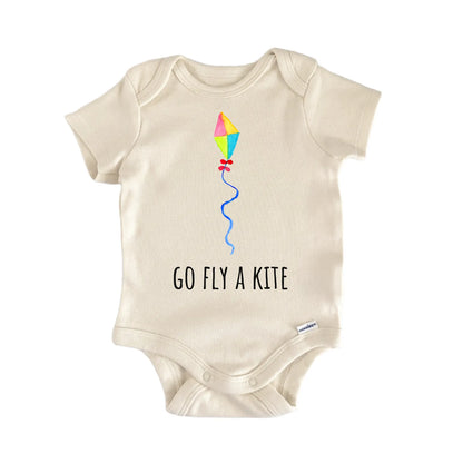 Fly A Kite Beach Summer Baby Gift Baby Bodysuit