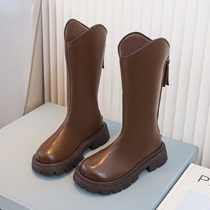 Girls' Shoes Winter Children's Boots Spring And Autumn Children's Shoes