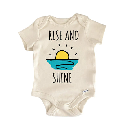 Rise And Shine Sunrise Sunset Sun Baby Gift Baby Bodysuit