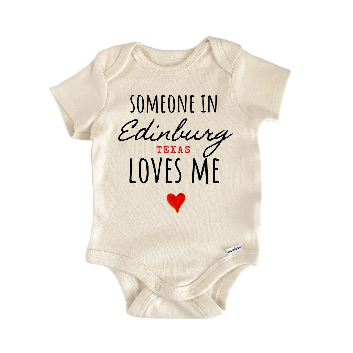 Edinburg Texas Baby Gift Baby Bodysuit