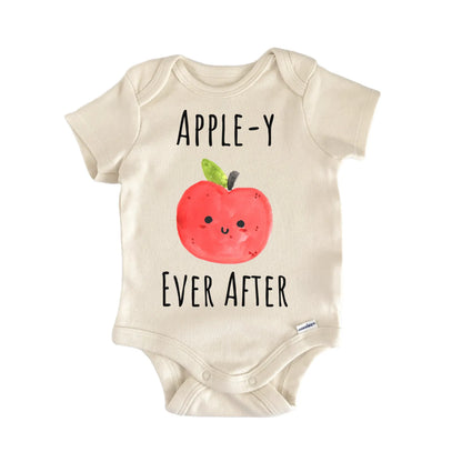 Happily Ever After Apple Teacher Fruit Baby Gift Baby Bodysuit