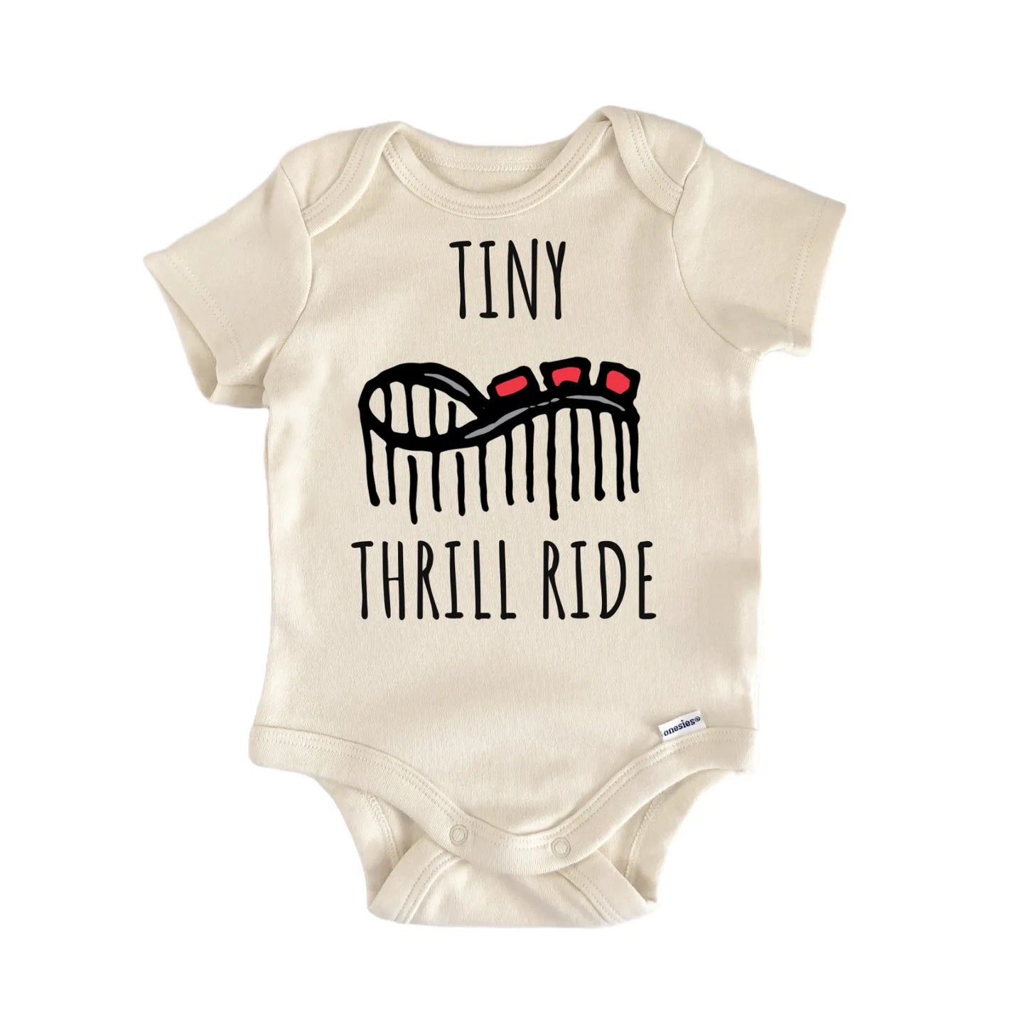 Theme Park Rollercoaster Thrill Infant Gift Baby Bodysuit