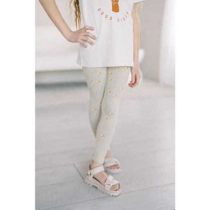 Baby Lightweight Leggings with Small Trees