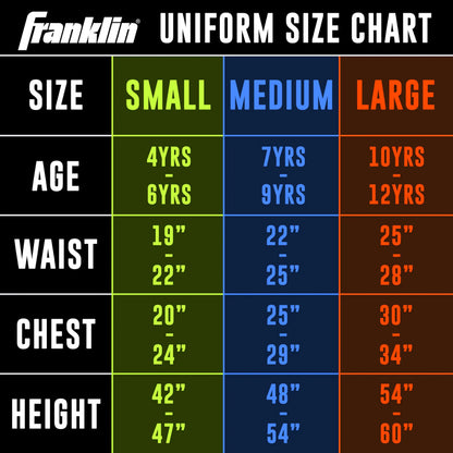 Franklin Sports NFL Youth Football Uniform Set for Boys & Girls - Includes Helmet, Jersey & Pants with Chinstrap + Numbers Indianapolis Colts Medium - # BOAA12110001